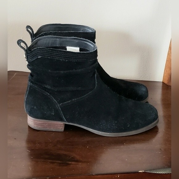 Koolaburra by UGG Lorelei Slouch Boot in Black Suede Size 7.5 - Picture 7 of 11